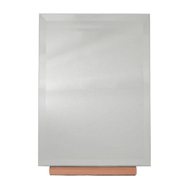 Orsina Clara Rose Gold Table Mirror | Modern Vanity Dressing Table Mirror