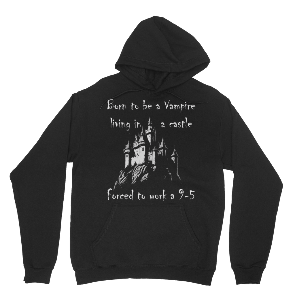 Kate's Clothing Born to be a Vampire Hoodie – Unisex Cotton Sweatshirt