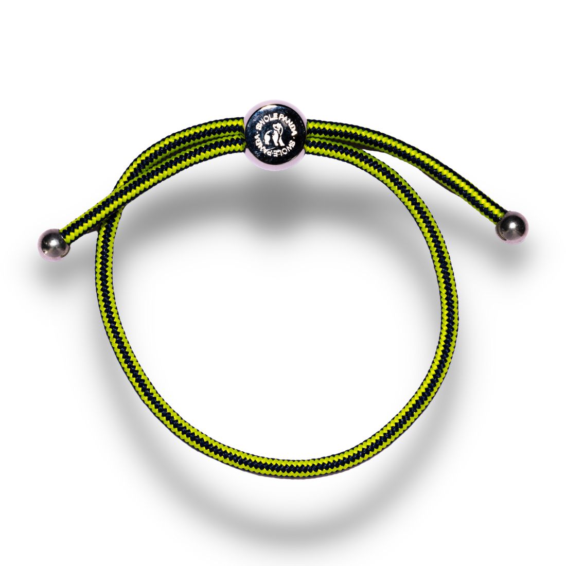 Swole Panda Lime Green Stripe Recycled Rope Bracelet – Unisex Jewelry