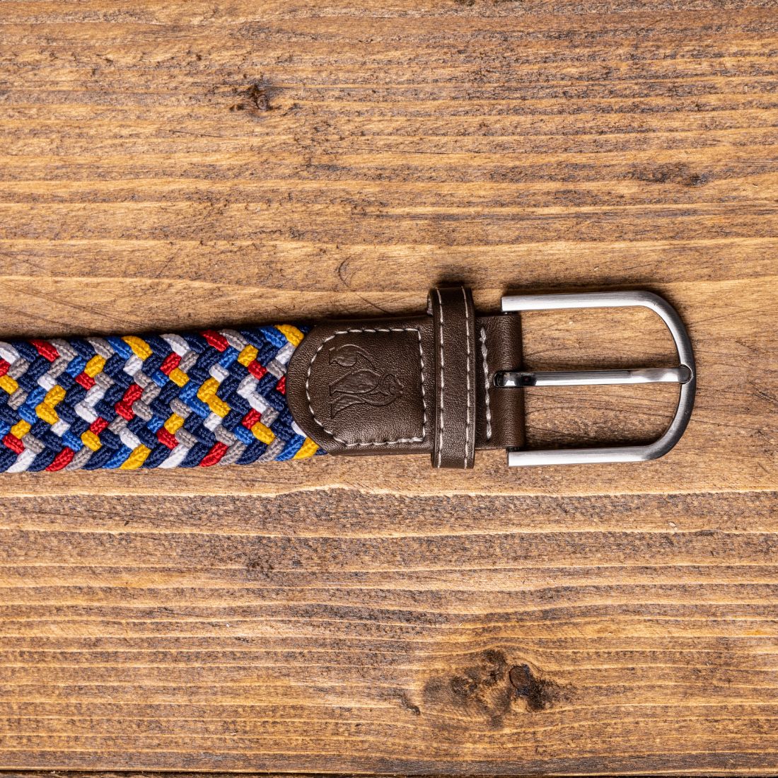 Swole Panda Rainbow Zigzag Woven Belt | Recycled Elasticated Unisex