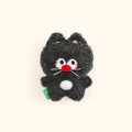 Plush Animal Bag Charm – Fickle Plan Tiger Elephant Kitty Keychain