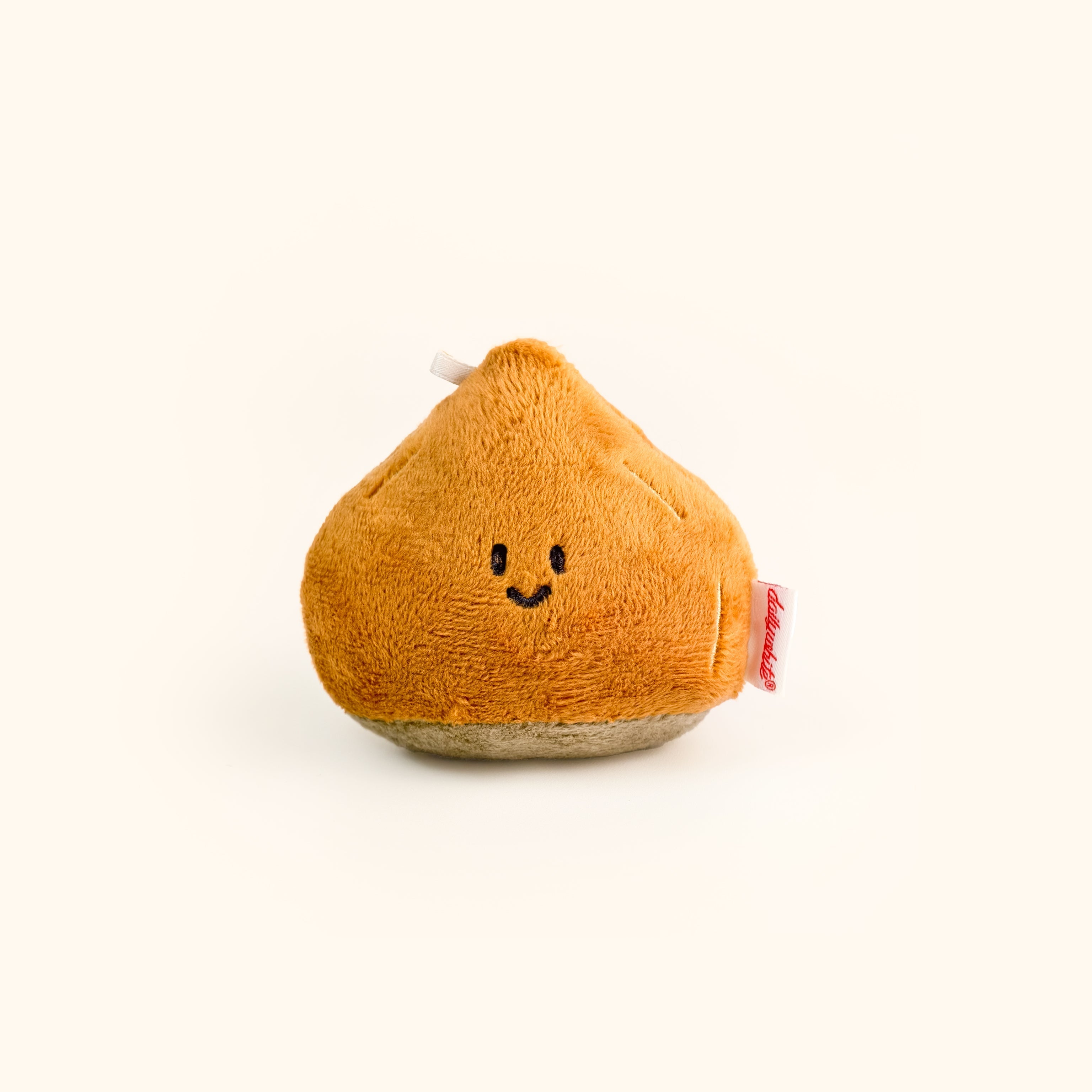 LuLuFun Studio Chestnut Plush Bag Charm – Soft Brown Kawaii Keychain