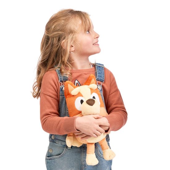 Bluey Talking Bingo 12" Plush – Interactive Sound Effects Toy by Snaps