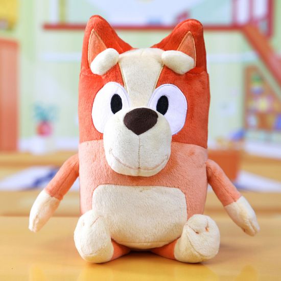 Bluey Talking Bingo 12" Plush – Interactive Sound Effects Toy by Snaps