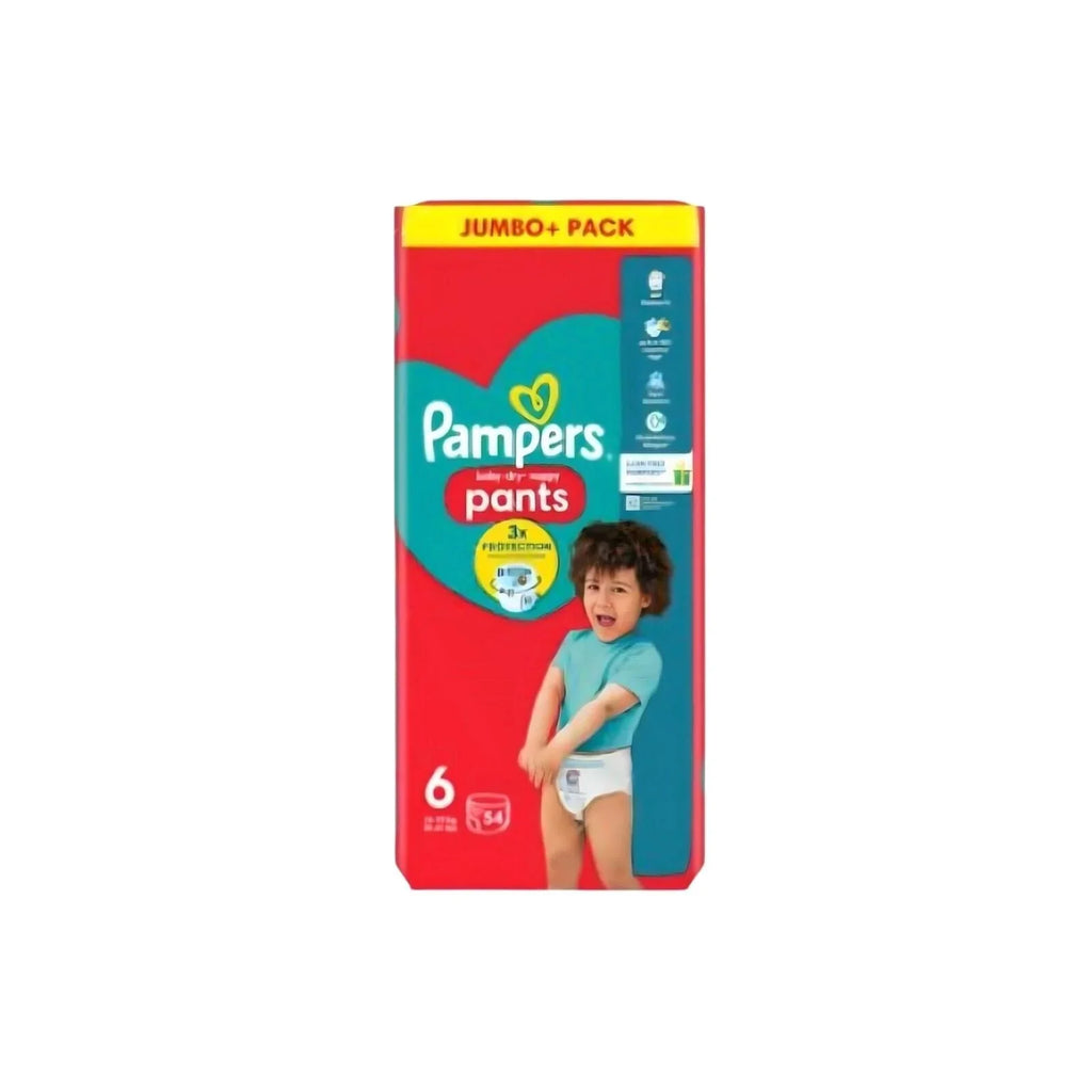Pampers Baby Dry Nappy Pants Size 6 Jumbo Pack - 54 nappies