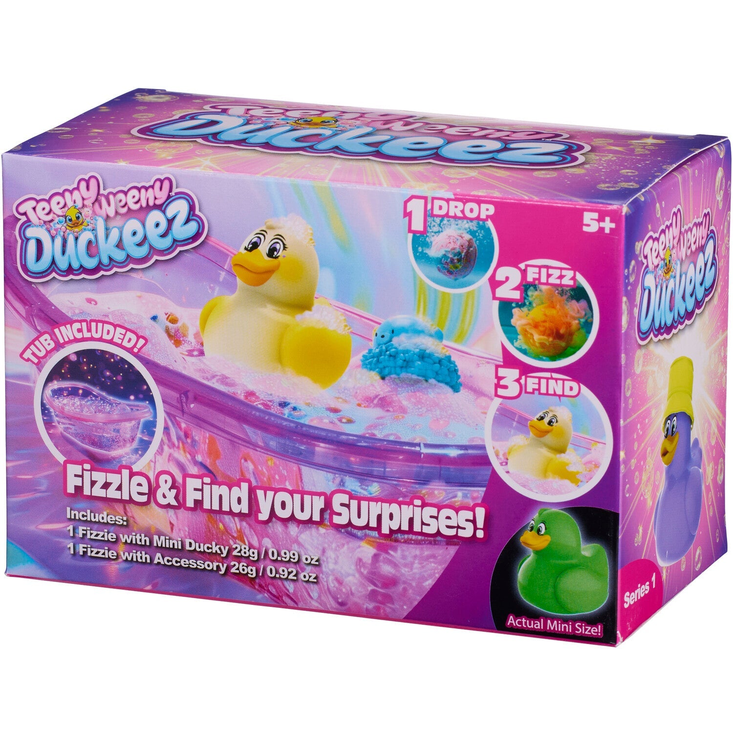 Snaps Teeny Weeny Duckeez - Collectible Surprise Bath Toy Blind Box