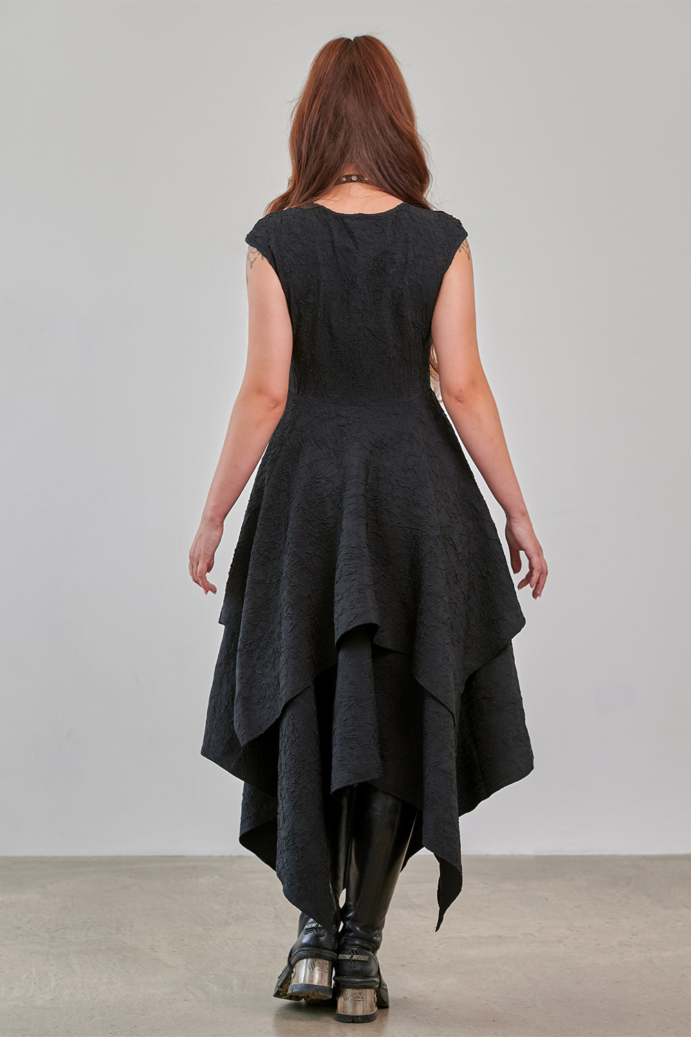 Banned Apparel Hexed Isadora Gothic Dress | Handkerchief Hem & Chain
