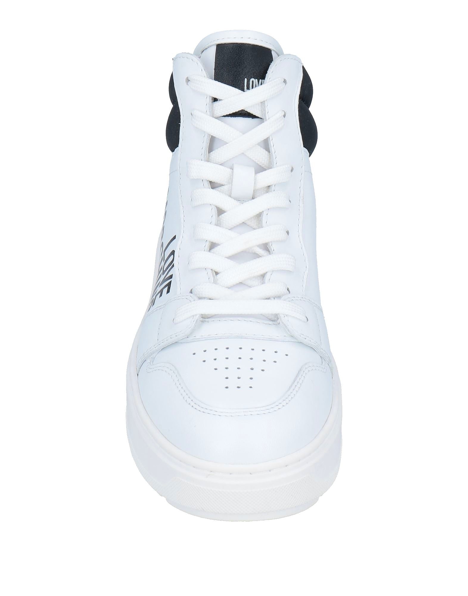 Love Moschino Women's Leather Sneakers – White/Black Trainers