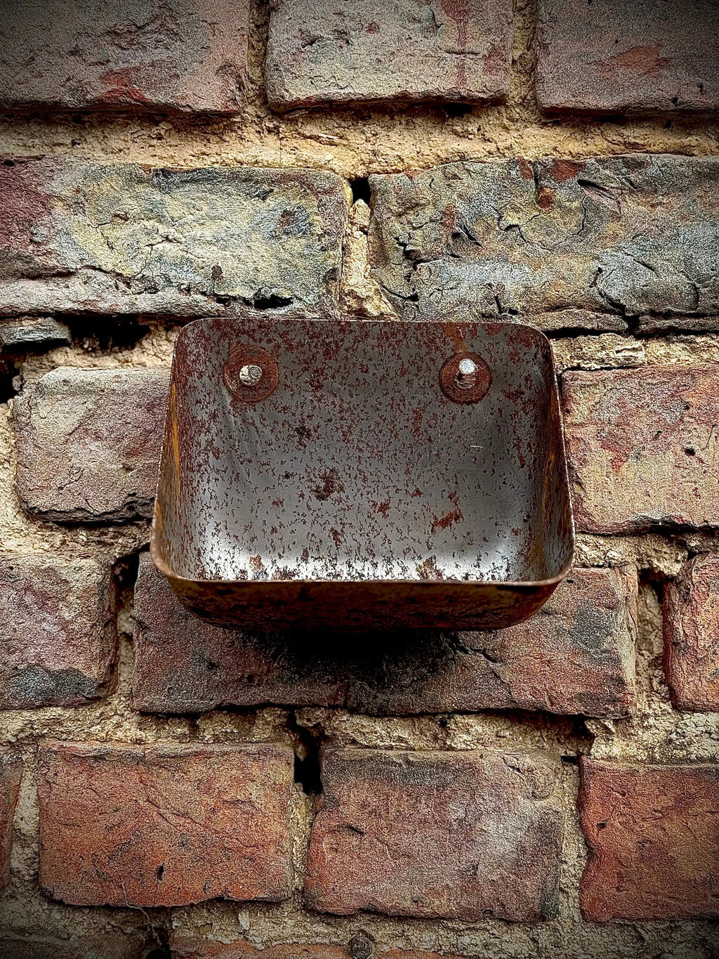 Rustic Warehouse Norfolk Vintage Metal Wall Mounted Planter & Key Holder