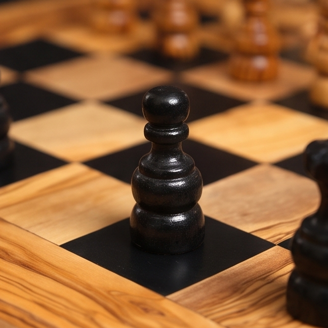 OliveArt | Olive Wood 2 in 1 Hand Crafted Backgammon And Chess Set 40 cm x 40 cm, Folding Chess Board With Pieces Gift Set