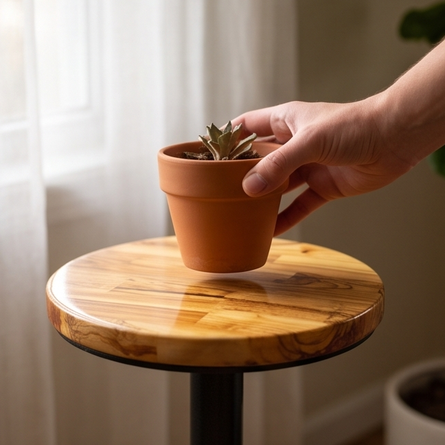 Round Shaped Side Table