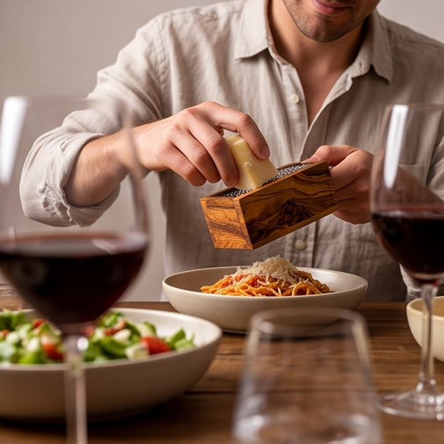 Olive Wood Cheese Grater 12 cm