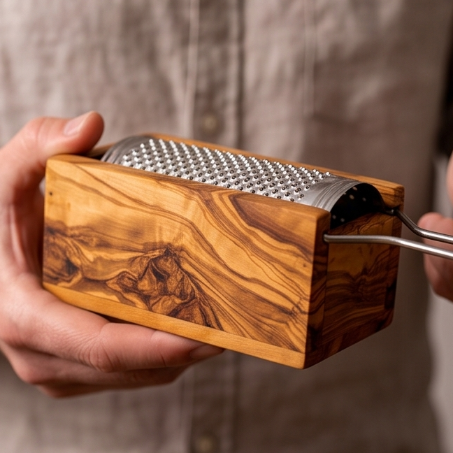 Olive Wood Cheese Grater 12 cm