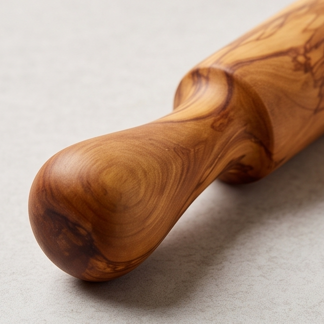 Handcrafted Olive Wood Rolling Pin | Durable Hardwood | Sustainably Sourced | Cake Baking | Various Sizes