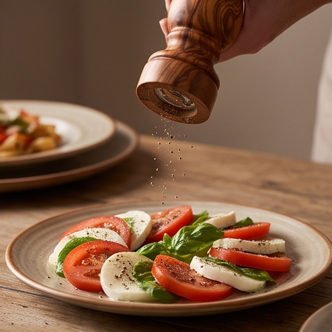 Olive Wood Salt/Pepper Mill | Wooden Spice/Herb/Coffee Grinder
