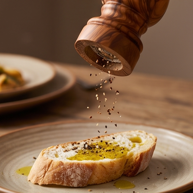 Olive Wood Salt/Pepper Mill | Wooden Spice/Herb/Coffee Grinder