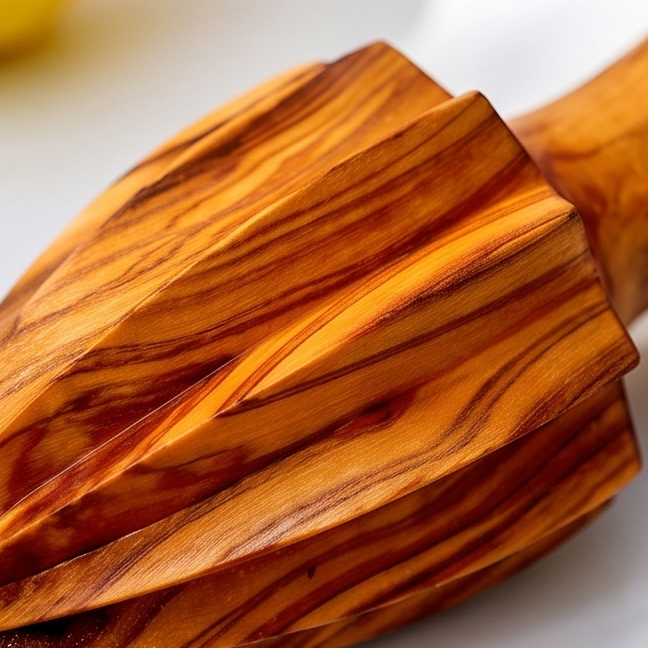 Olive Wood Hand Crafted Wooden Lemon Lime Orange Fruit Juicer | 10 cm | Kitchen Utensil Gadget