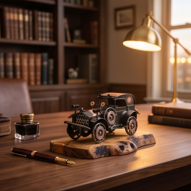 Car on Olivewood Board