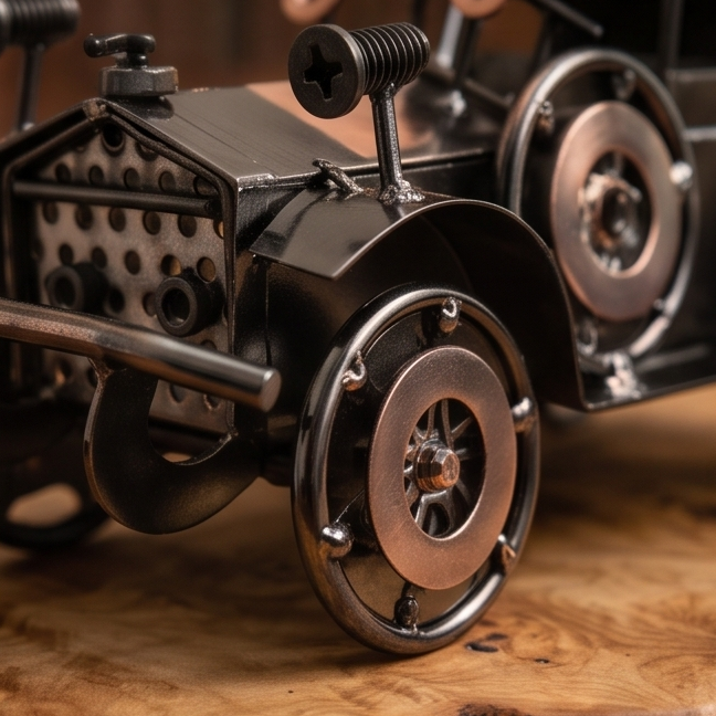 Car on Olivewood Board