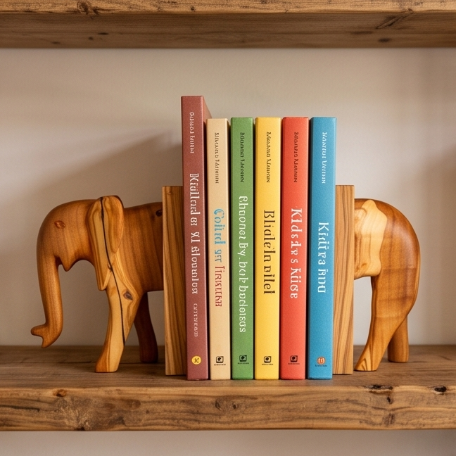 Elephant Bookends