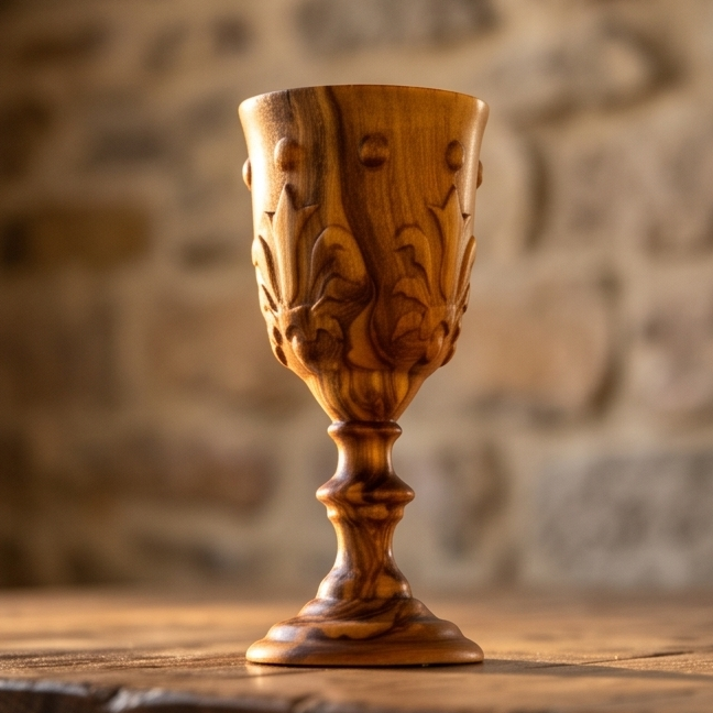 A beautiful 3 D wine cup