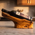 Olive Wood Wooden Wine Natural Bottle Holder