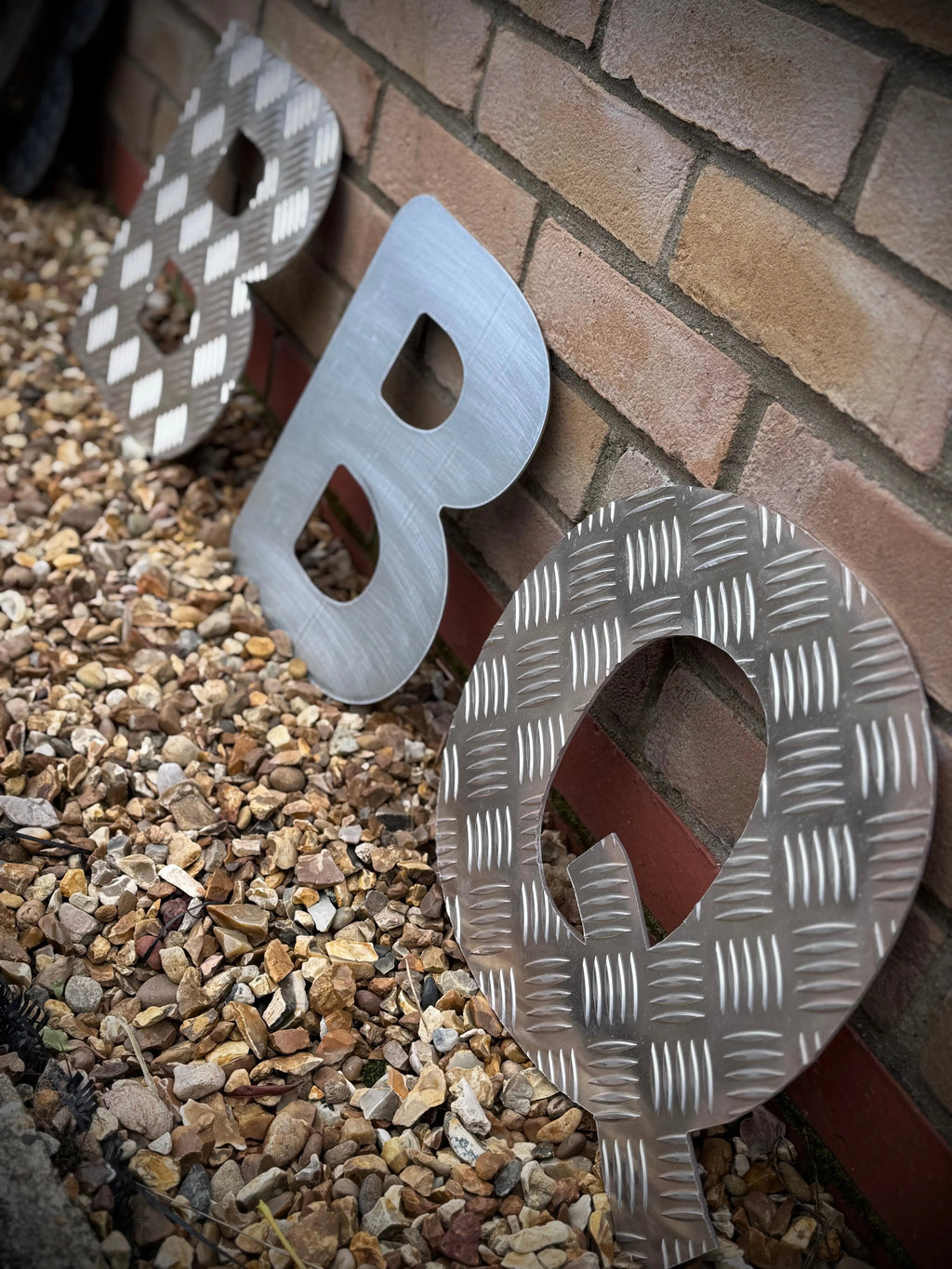 BBQ Steel Lettering 12 inch