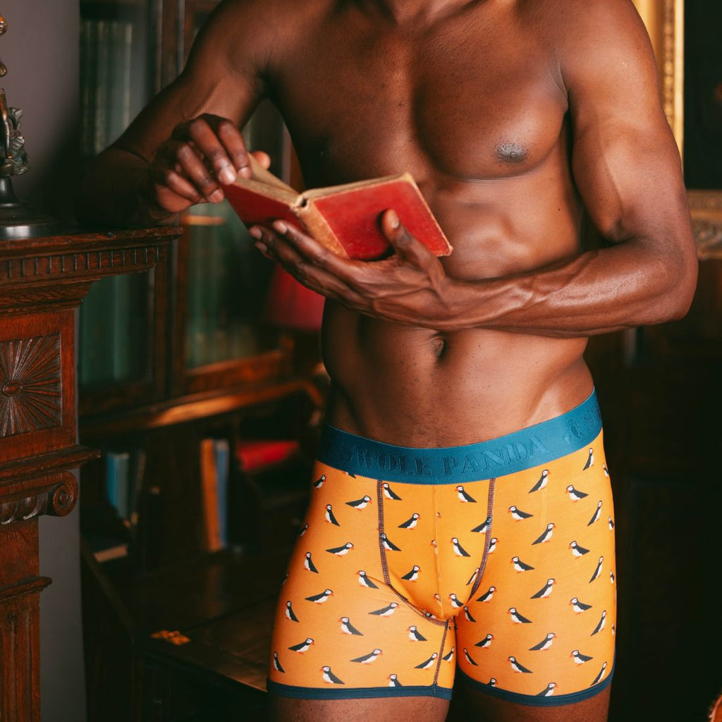 Swole Panda Bamboo Boxers – Breathable Anti-Chafe Men's Underwear