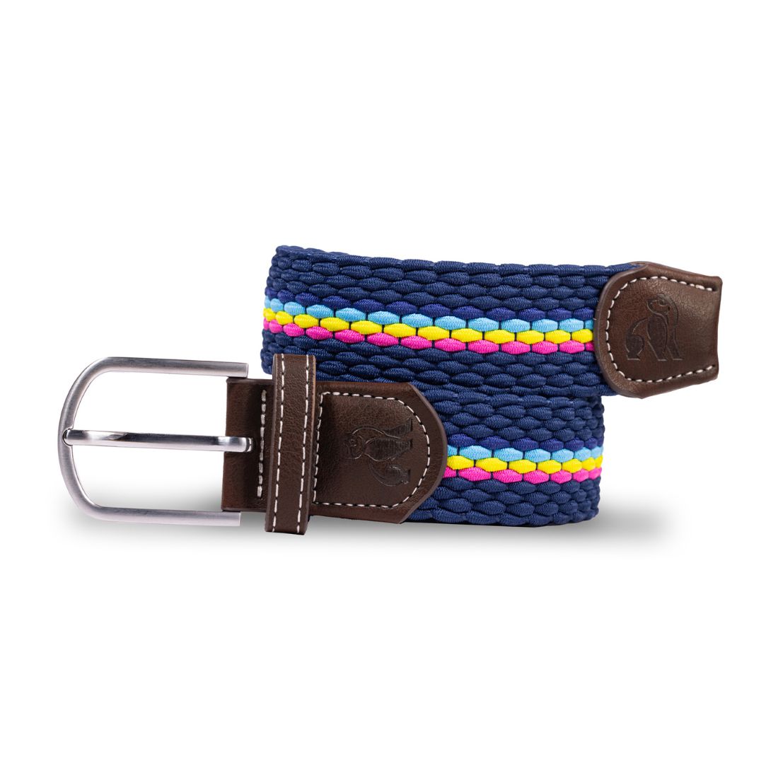 Swole Panda Neon Fine Stripe Woven Belt – Recycled Elasticated