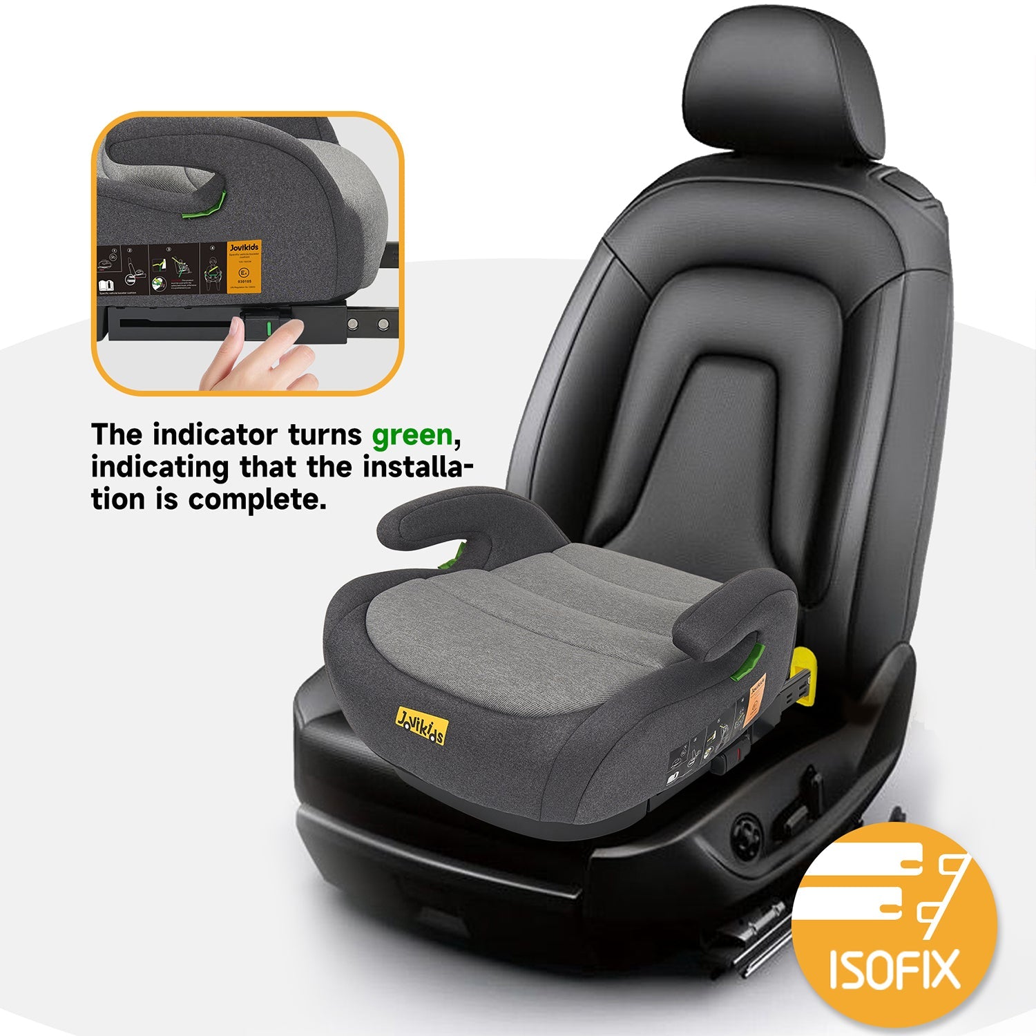 Jovikids Ohho Booster Seat - Grey