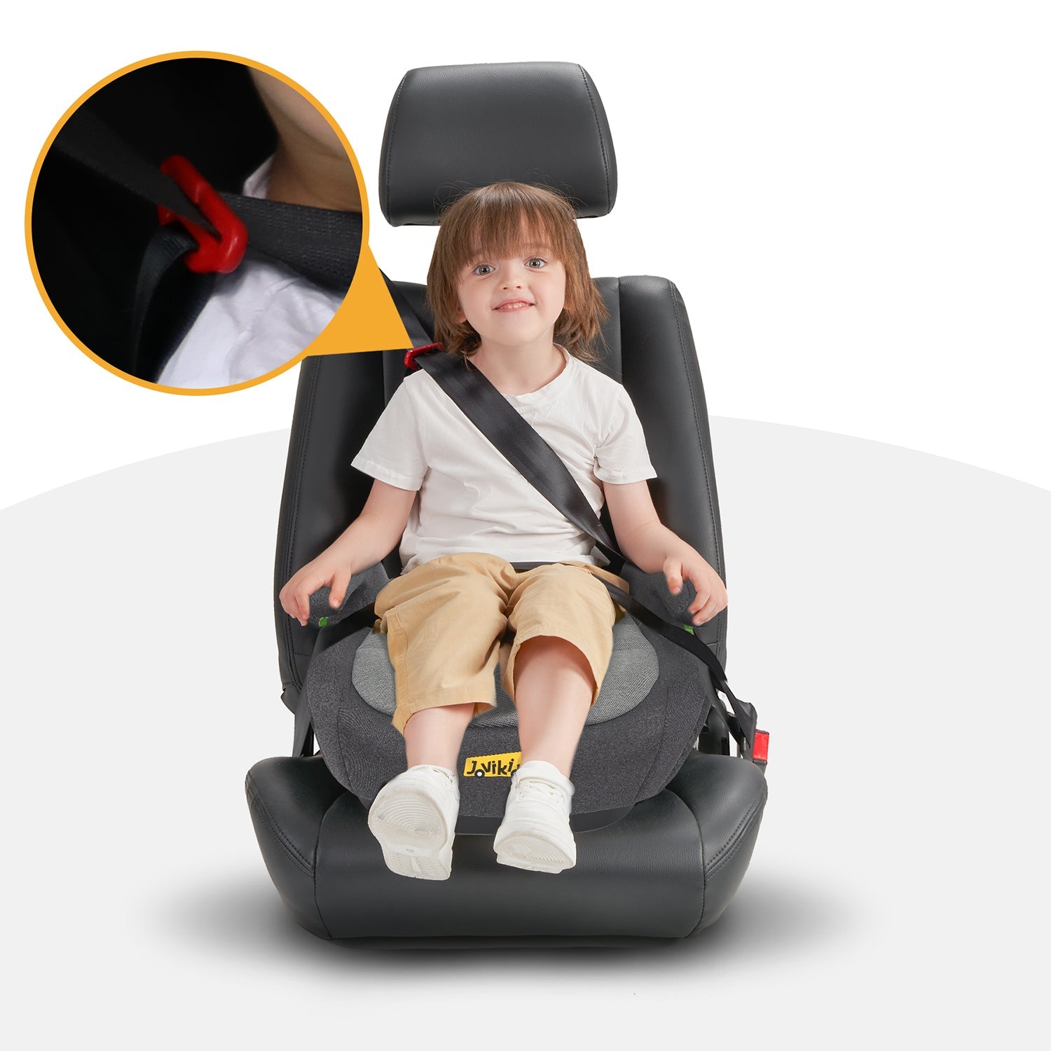 Jovikids Ohho Booster Seat - Grey