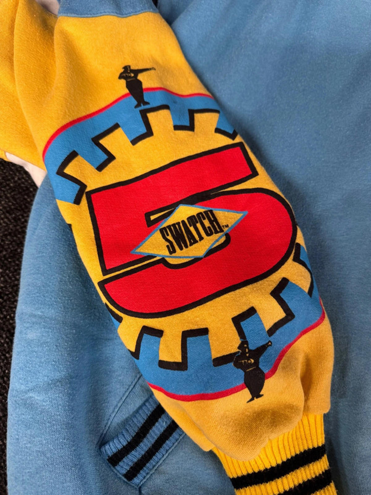 Rare Original 1990s Swatch watch Jacket Coat mens Small , women’s 8/10