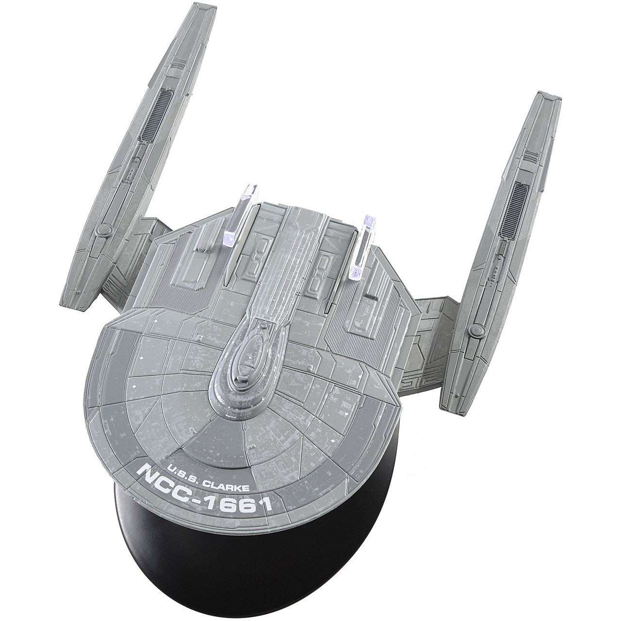 #09 U.S.S. Clarke NCC-1661 (Malachowski-class) Discovery Diecast Model Ship (Eaglemoss / Star Trek)
