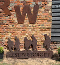 Rustic Warehouse Norfolk XXL Metal Soldier Scene Garden Decoration – 183cm