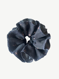 No More Nobody Azaria Organic Cotton Floral Scrunchie – Burgundy