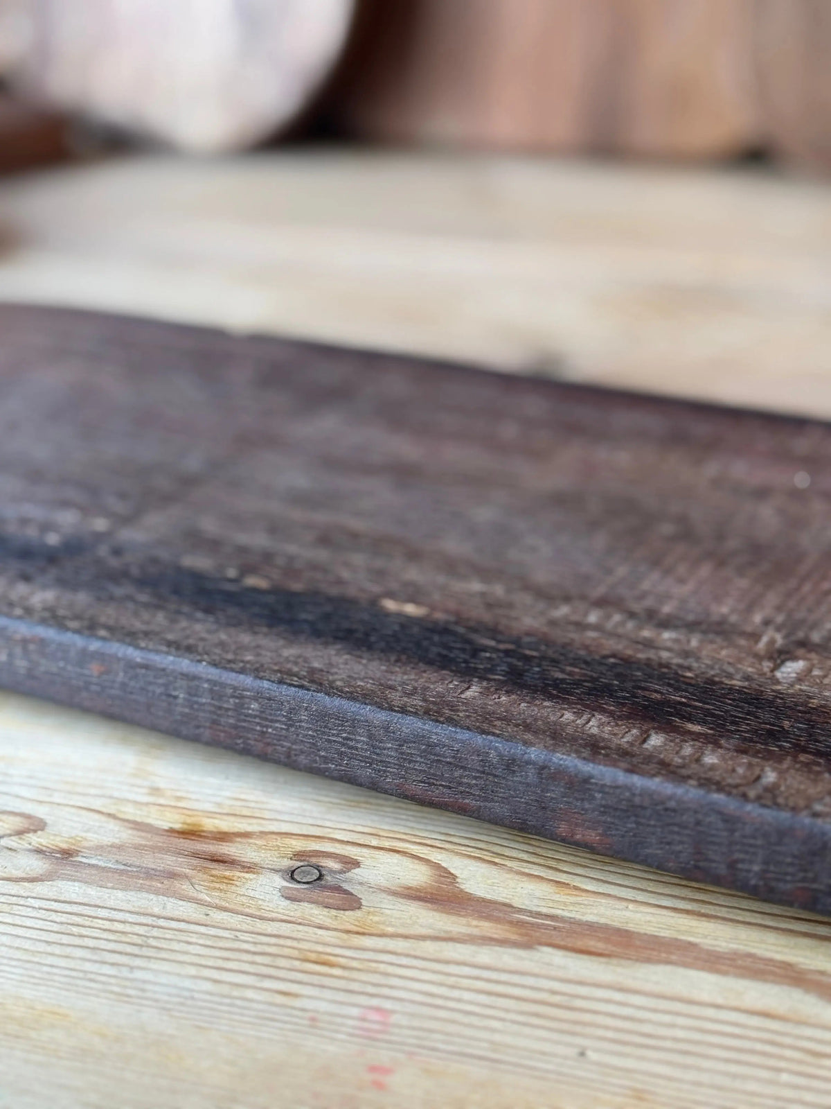 Rustic Reclaimed Wood Charcuterie Board | Large 60cm Serving Platter
