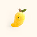 LuLuFun Studio Mango Plush Bag Charm – Soft Yellow Kawaii Keychain