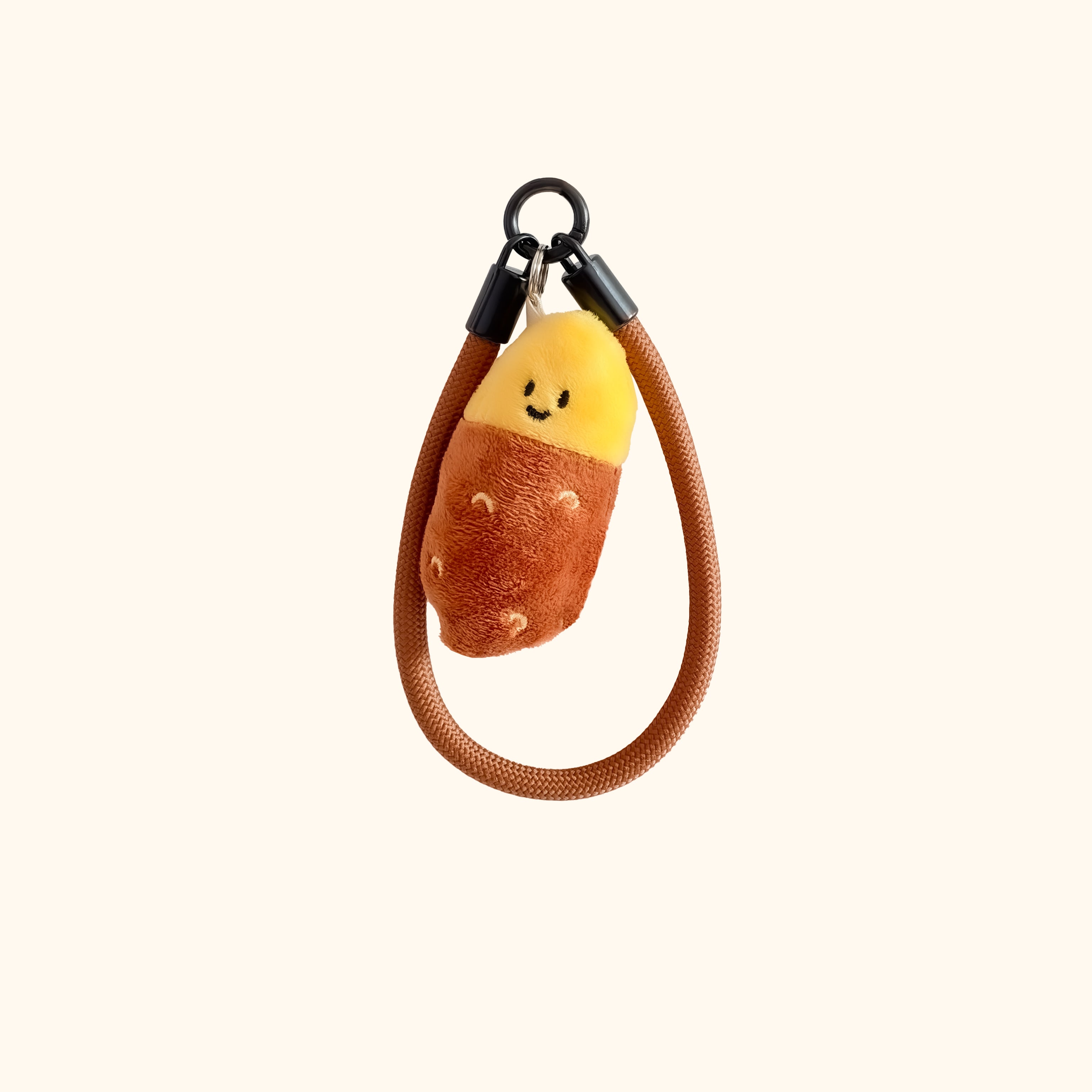 LuLuFun Studio Sweet Potato Plush Keychain – Soft Kawaii Bag Charm