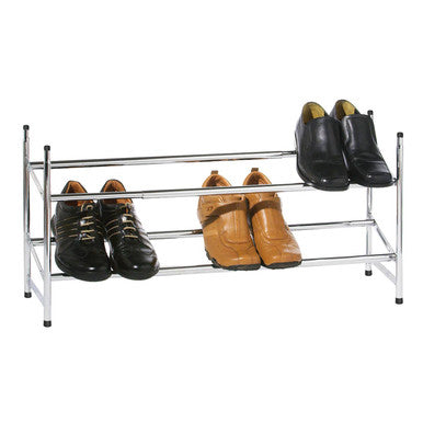 Orsina Tavia 2-Tier Shoe Rack – Extendable and Stackable Organizer