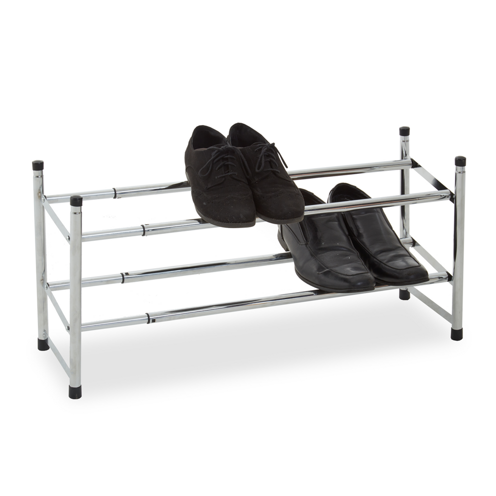 Orsina Tavia 2-Tier Shoe Rack – Extendable and Stackable Organizer