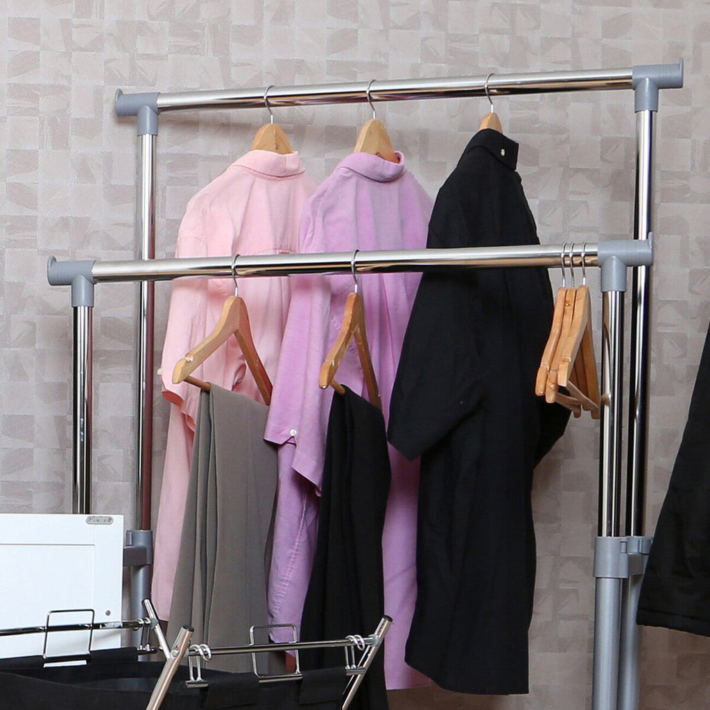 Orsina Cintre Wooden Clothes Hangers – Set of 20 Wardrobe Organizers
