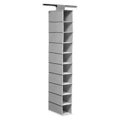 Orsina Tavia 10 Section Hanging Shoe Organiser | Wardrobe Storage