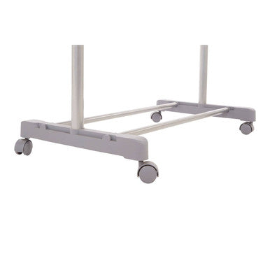 Orsina Ralesi Clothes Hanging Rail with Wheels - Grey & Chrome