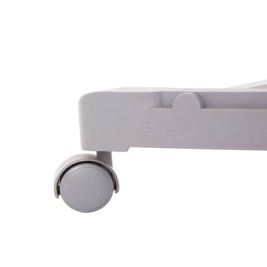Orsina Ralesi Clothes Hanging Rail with Wheels - Grey & Chrome