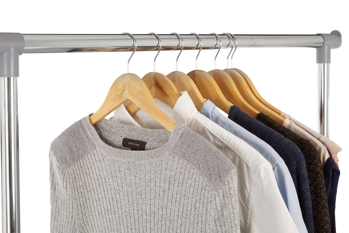 Orsina Ralesi Clothes Hanging Rail with Shoe Rack | Open Wardrobe
