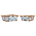 Orsina Orla Natural Fern Storage Baskets with Lining - Set of 2