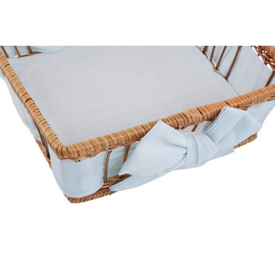 Orsina Orla Natural Fern Storage Baskets with Lining - Set of 2