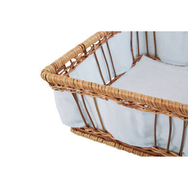 Orsina Orla Natural Fern Storage Baskets with Lining - Set of 2
