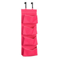 Orsina Verti 4-Tier Over Door Hanging Organiser – Hot Pink Storage