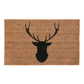 Orsina Coir Stag Doormat – Natural Fiber Entrance Mat with PVC Base